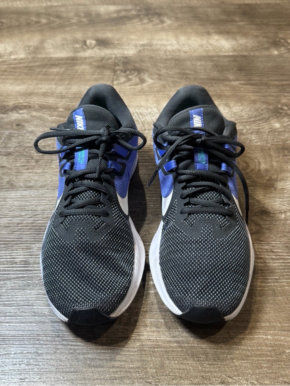 NIKE Downshifter Running Womens Shoes Black/Purple Size 9.5 AQ7486-006